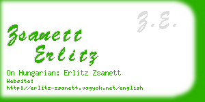 zsanett erlitz business card